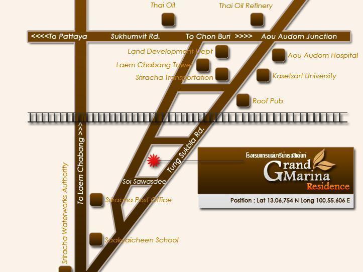 Grand Marina Residence Hotel Ban Laem Chabang Dış mekan fotoğraf